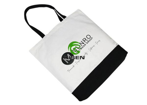 Plain 100 Cotton Canvas Shopping Bags , Ecological Heavy Cotton Canvas Tote Bag