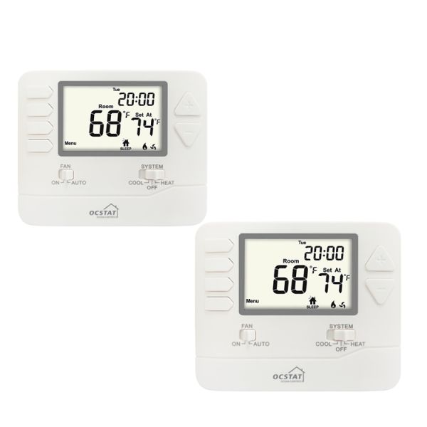 Riseem 24V Stages H C Conventional 1H 1C Electronic Room Thermostat HVAC Thermostats Terminal Designations W ideal solution for HVAC system integration