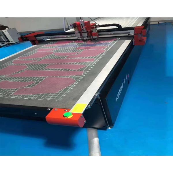 CNC Digital Cutting Machine Fabric Cutter with 3420*2550*1220mm Size Tungsten Steel Blade and 2500*1800mm Cutting Scope
