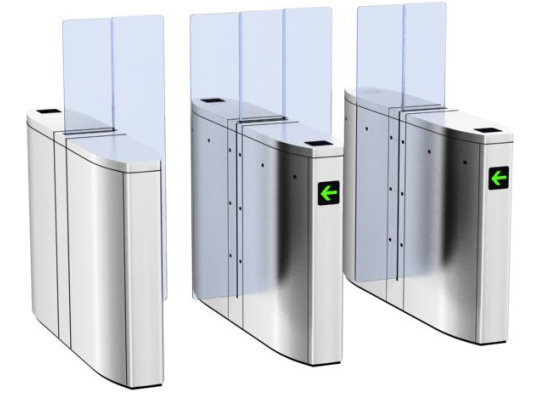 Умный турникет входа RFID безопасный, пешеходная дуга ворот барьера сформировал