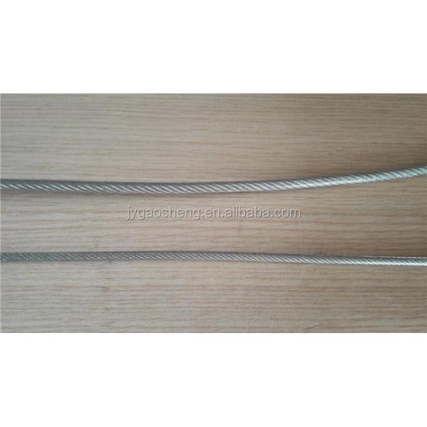 3.2mm 7X7 Cinturón de acero galvanizado revestido de plástico Vinyl revestido para líneas de ropa