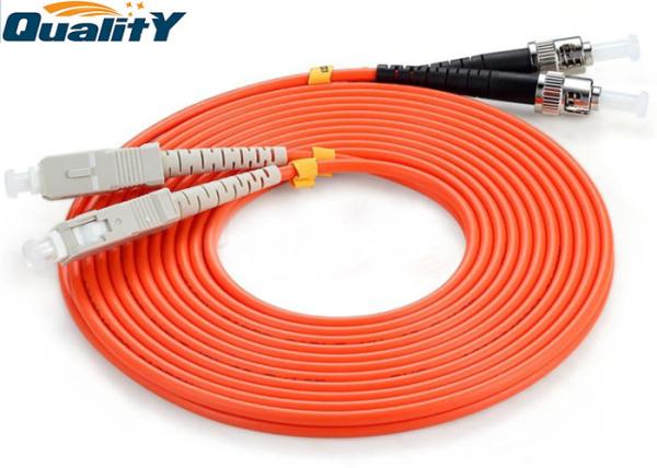 OM2 ST SC Multimode Duplex Fiber Patch Cord