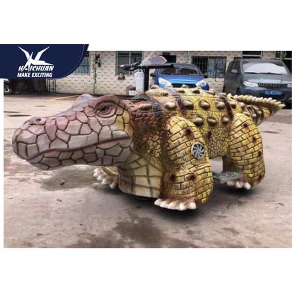 Background Music Motorized Plush Riding Animals / Self Propelled Animal Scooter For Children