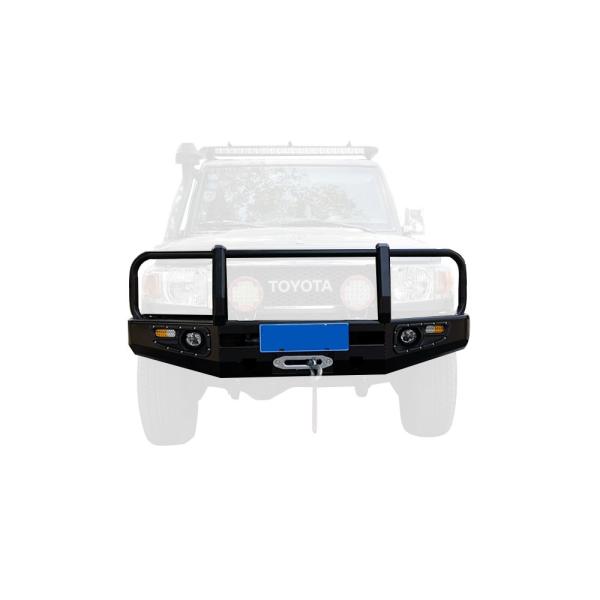 Powder Coated Black Car Bumpers for Toyota Land Cruiser LC79 Off Road 4x4 Accessories