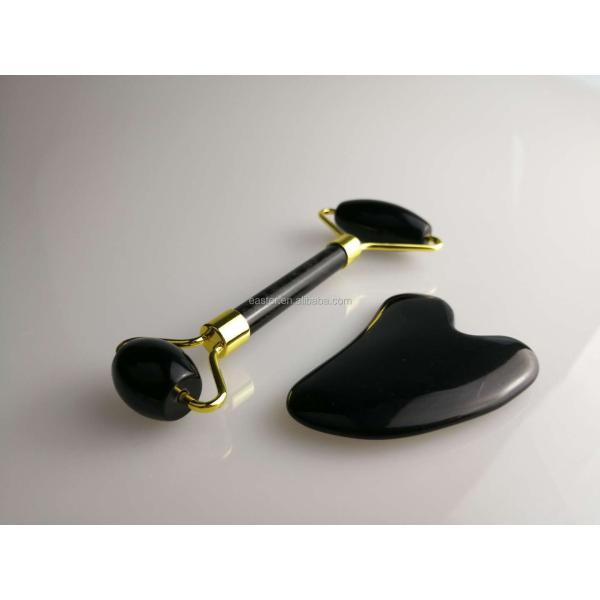 Black Jade Stone Rollers For Facial Massage