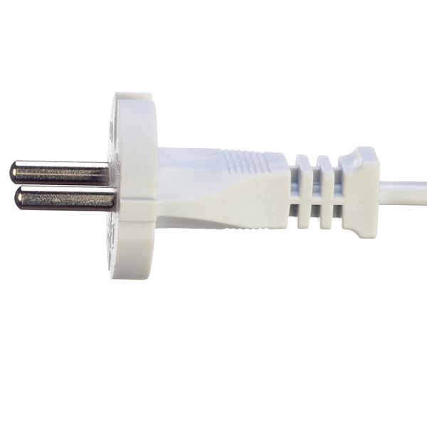 Top Rated SNI Standard 10A 2 Pin Prong H05vvh2 f 2x0.75mm2 AC Power Cable for Your Home Kitchen Appliances