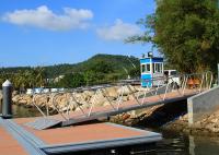 Alumínio liga 6061-T6 Doca flutuante Passeios de alumínio Doca flutuante marinha