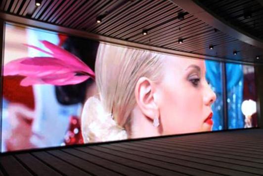 ESPIGA exposição de diodo emissor de luz video interna da parede P8 do diodo emissor de luz de 256mm x de 128mm para anunciar