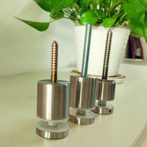 Adjustable Frameless Glass Balcony Railing with Customizable Size and Mirror or