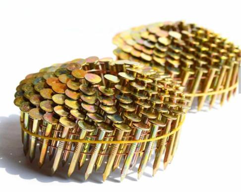 1-3/4-Inch x .120 Smooth Shank Electro galvanized 15 Degree Roofing Coil Nail