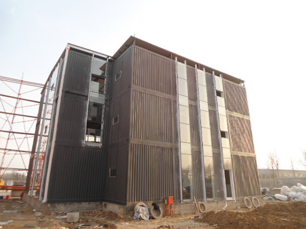 Prefab Steel Commercial Buildings Painted Galvanized for High Rise Storage