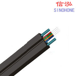 1 Km Fiber Optic Cable , 12 Core Multimode Fiber Optic Cable Aluminum Tape Armored