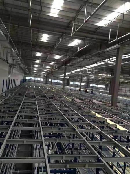 Customized Steel Mezzanine Platform Racking Systems For Warehouse Storage Fixed Mobility