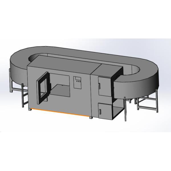 IEC 60529 GB2423.37 Dust Test Chamber with 1000x1000x1000 Internal Size and 18m/s Adjustable Airflow Speed for Dust Resistance Testing