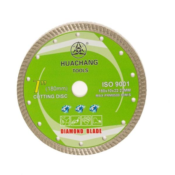 Cold Press Turbo Diamond Blade 6inch '180×1.6/2.6×10×22.23mm For Concrete