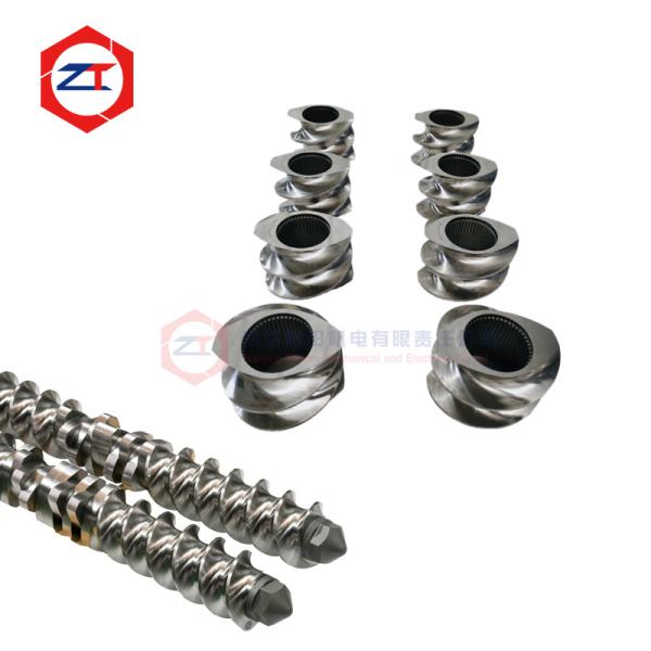 Twin Screw Extruder Parts WR5/6542/1.2379/1.4114/ Nickel Alloy Hardness HRC58-62 Sand Blast/Polishing