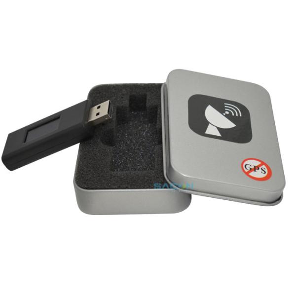 USB Disk GPS Jammer with Omni-Directional Antenna Light Weight 50g and 3-10m Jamming Range