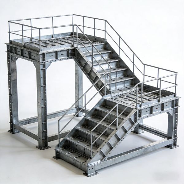 Steel Concrete Stair Formwork Digital Simulation Intelligent Processing