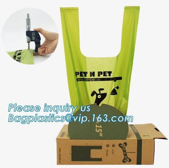 Shopping Biodegradable Compost Bags Food Packaging Supermarkt Disposable