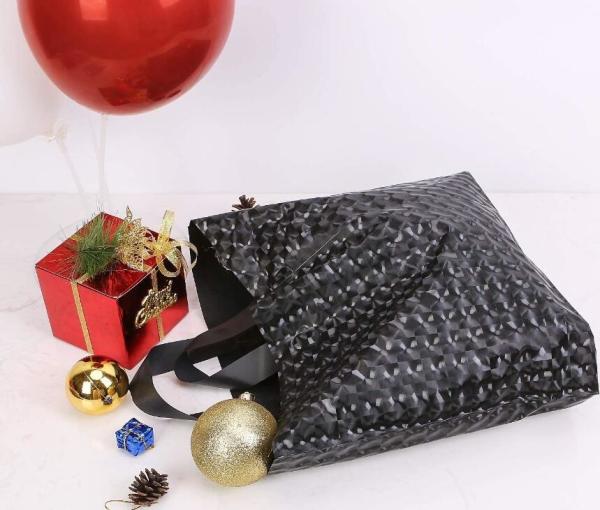 Shopping Totes Merchandise Bags, Retail Clothing Grocery Boutique Shopping Bags With Handles, Christmas Gift Bag