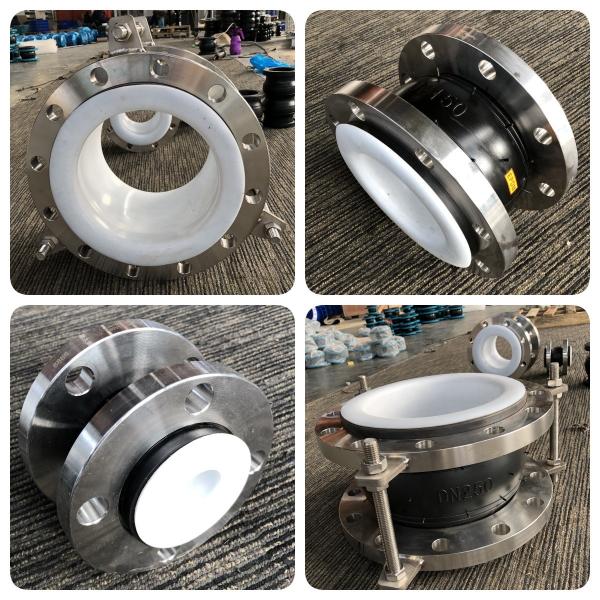 DN15-DN4000 パイプ バルブサポートと304フレンズ付きの柔らかいゴム拡張関節