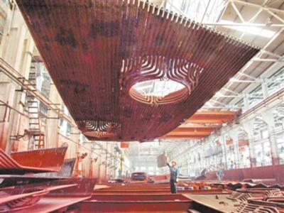Condensing Gas Boiler Water Wall Panels , Boiler Membrane Wall Tube