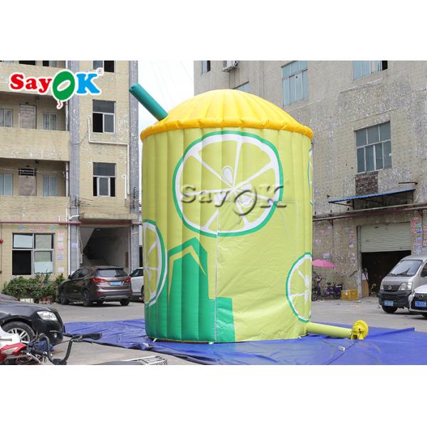 Inflatable Air Tent 3.5x5.3mH 0.4mm Inflatable Lemonade Stand Booth Tent For Display