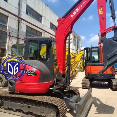 Kubota KX163 6.3Ton Mini Used Excavator Origin From Japan Heavy Duty Construction