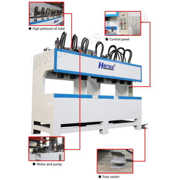 HARSLE brand Steel Door Multi-Head Combination Hydraulic Punching Machine