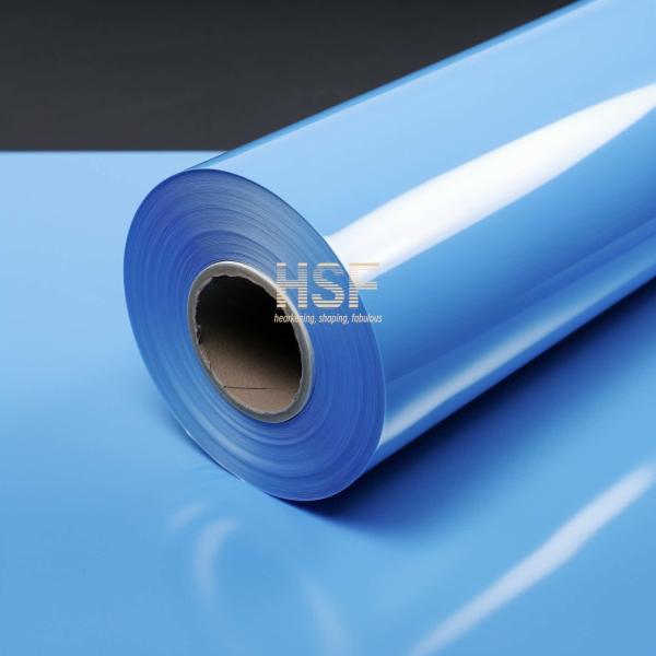 80 Micron Opaque Blue Release Coating Polyester Film Silicone UV Cured