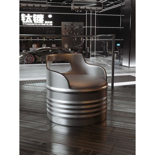 Durable Iron Frame Restaurant Table Chair Sets with Premium PU Leather and Compact Design for Industrial Bar Furniture