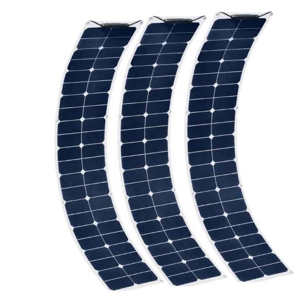 Sunpower 12v Ultralight ETFE Solar Flexible Panels For Camper Trailer Boat Fishing