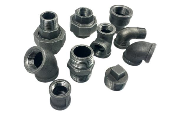 Din 2950 1/2 Npt Malleable Iron Elbow Iron Pipe Connectors For Ship Buildings