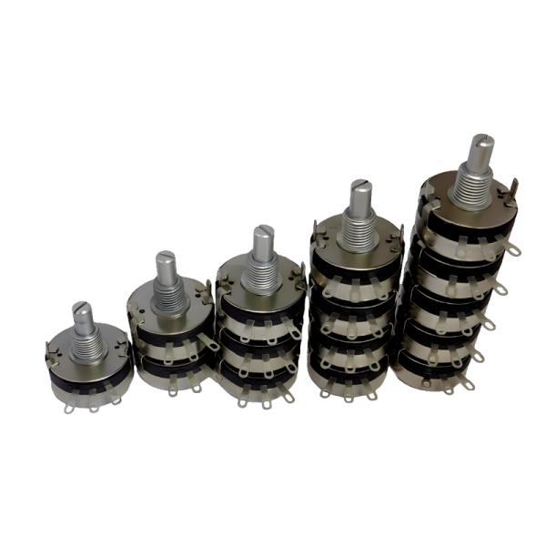 WTH118-2W 100k Dual Gang Potentiometer с переключателем углеродного линейного переменного вращения