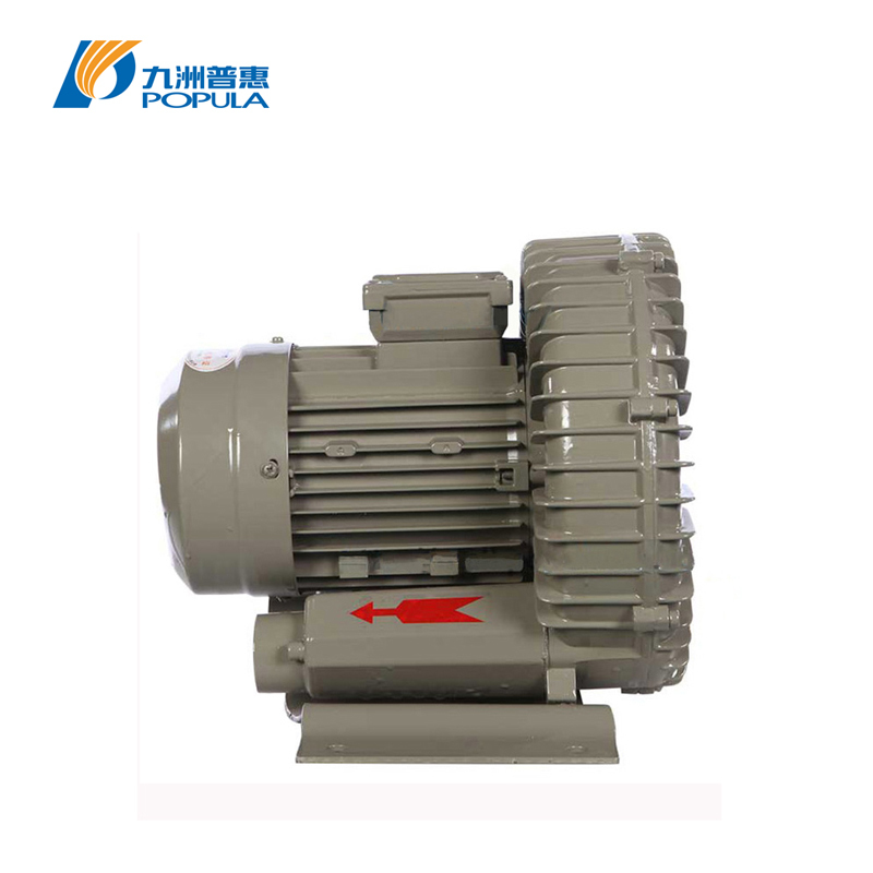 Oil Free Gas Vortex Blower Fan 30kPa Vacuum aluminum High Pressure Ring Blower