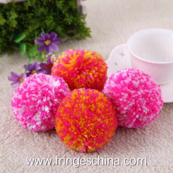 Wholesale Colorful DIY Multicolored Pom Pom Ball For Hat Costume Christmas Decoration