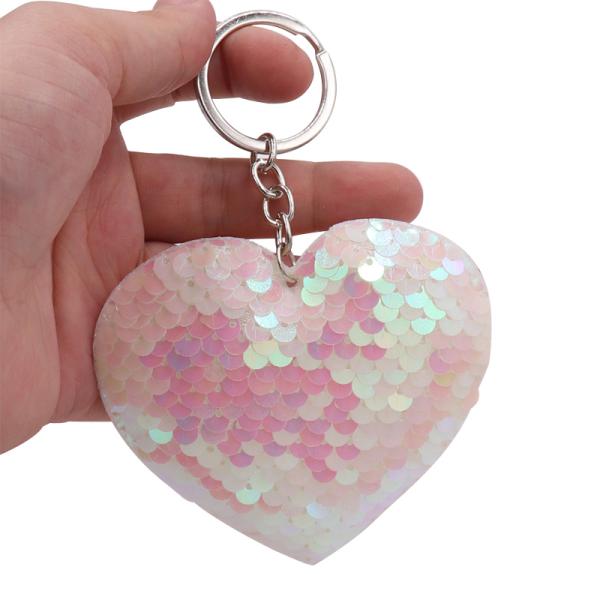 Plastic Shine Zinc Alloy Metal Personalized Keychain Gifts Rhinestone Lovely Heart Shape