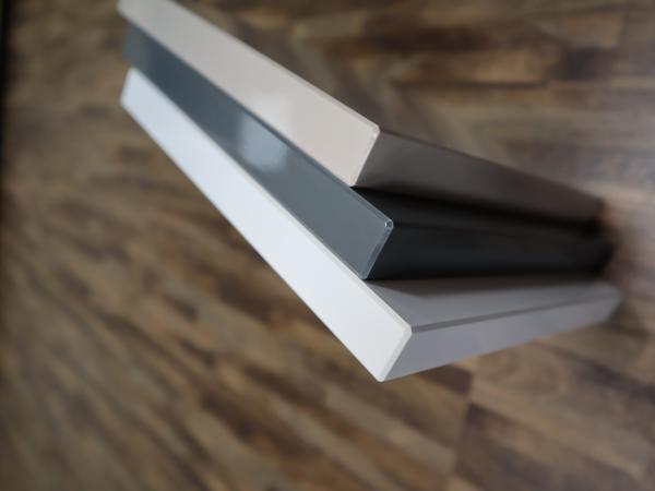 Máquina de Bander da borda chanfrada do PVC do Woodworking para o armário de cozinha da mobília