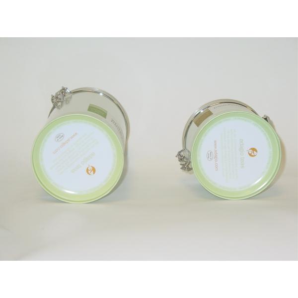 Adagio verniz claro material do folha-de-flandres hermético do metal da caixa da lata do chá da tampa 90g