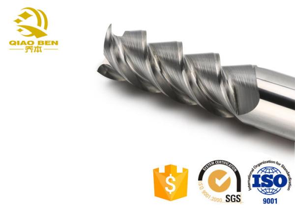 3 Flute Cnc Carbide Tools Carbide Tipped Milling Cutters Large Scale Cutting
