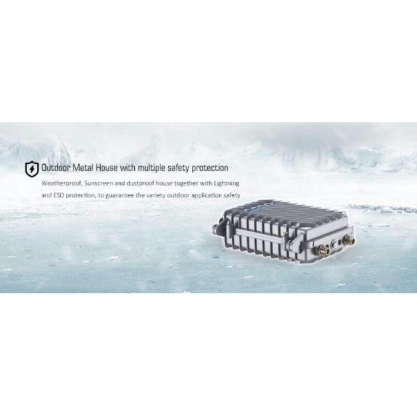 4G LTE Outdoor WIFI CPE With SIM Card Slot Qualcomm Atheros AR9341 Chipset