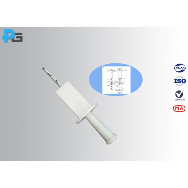 IEC 62196 Compliant Test Finger Probe with 42V Electric Indicator and 80±0.2mm Finger Length