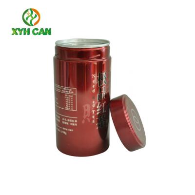 Bidons de stockage de thé de Tin Can Mental Tinplate Organic de thé avec le couvercle à visser