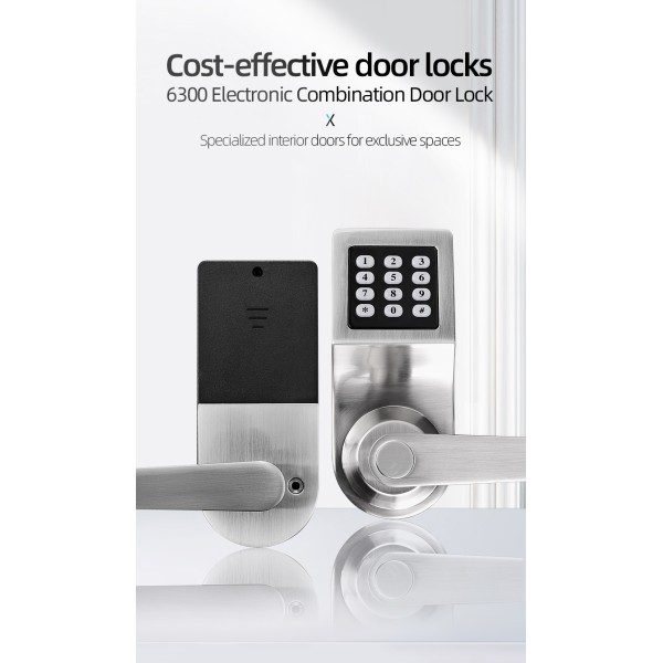 Wholesale Price High Quality Mobile TTLOCK Application Durable Granular Digital Button Swipe Card Password Door Lock