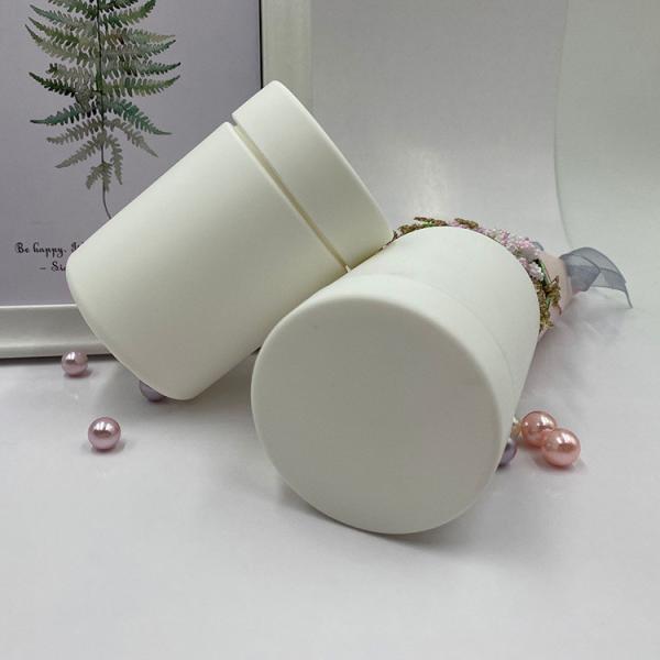 HDPE Body PP Cap Sports Nutrition Pharmaceutical Healthcare Vitamin Supplement Bottles with White Soft Touch Process Jar