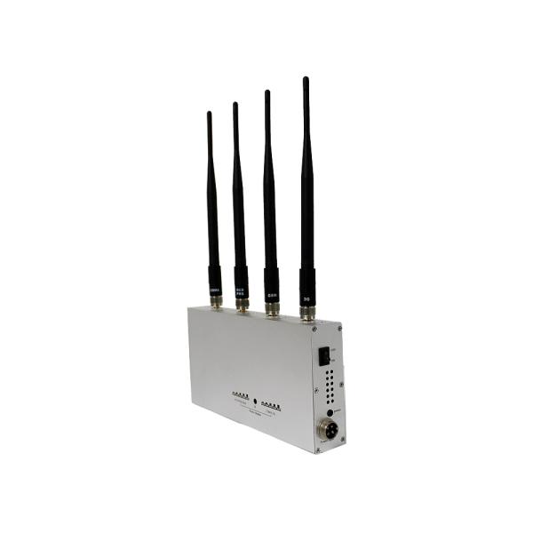 4 Antennas Remote Control Jammer for Custom , 1 - 15m Jamming range