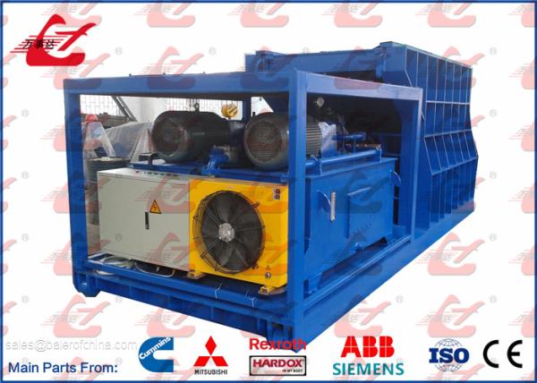 China Automatic Metal Scrap Cutting Machine Hydraulic Scrap Shear Box Shearing Machine 400Ton Cutting Force