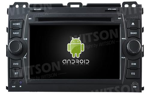 7 Screen OEM Style With DVD Deck For Toyota Land Cruiser Prado 120 2004-2009 Multimedia Stereo