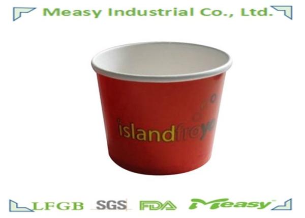 16oz Sea Food Disposable Paper Bowl Takeaway Customized Logo Flexo Printing