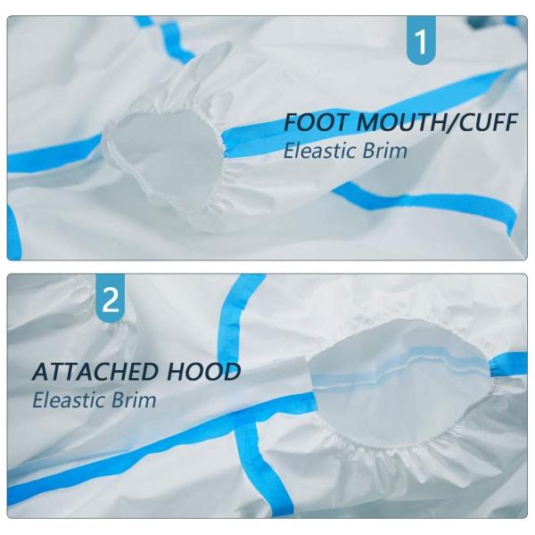 CE FDA PP PE Disposable Medical Isolation Clothing